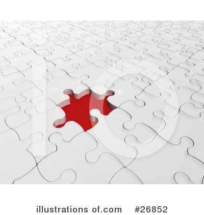 Royalty-Free (RF) Puzzle Clipart Illustration by KJ Pargeter - Stock Sample #26852