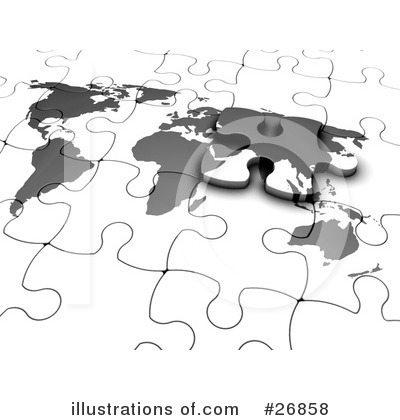 Royalty-Free (RF) Puzzle Clipart Illustration by KJ Pargeter - Stock Sample #26858
