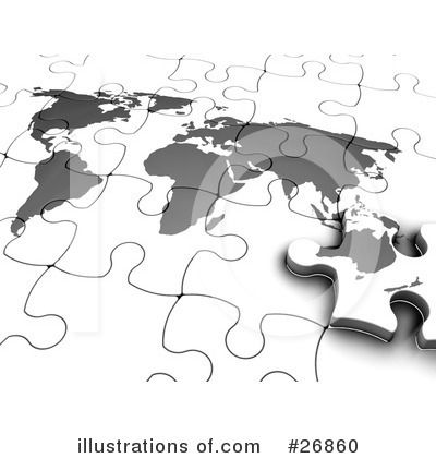 Royalty-Free (RF) Puzzle Clipart Illustration by KJ Pargeter - Stock Sample #26860