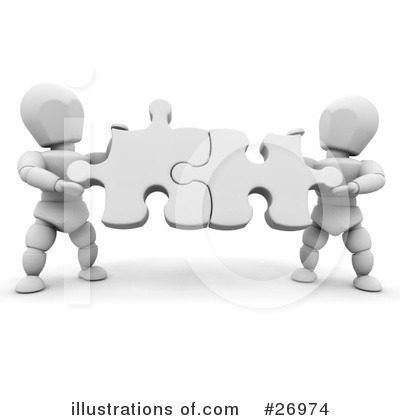 Royalty-Free (RF) Puzzle Clipart Illustration by KJ Pargeter - Stock Sample #26974