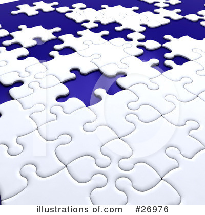 Royalty-Free (RF) Puzzle Clipart Illustration by KJ Pargeter - Stock Sample #26976