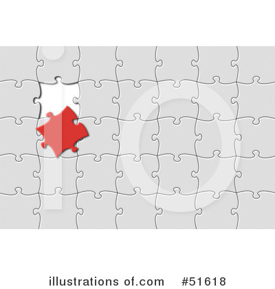 Royalty-Free (RF) Puzzle Clipart Illustration by stockillustrations - Stock Sample #51618