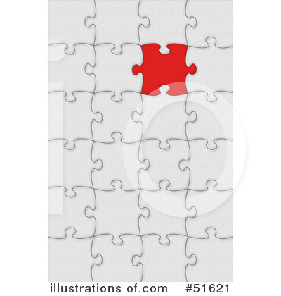 Puzzle Pieces Clipart #51621 by stockillustrations