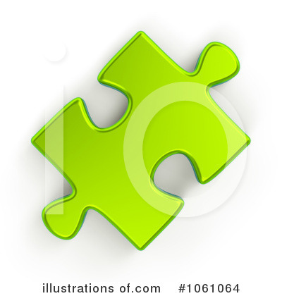 Royalty-Free (RF) Puzzle Piece Clipart Illustration by ShazamImages - Stock Sample #1061064