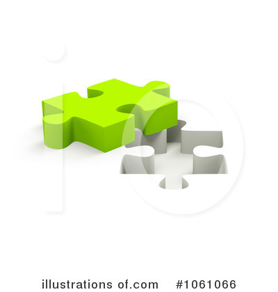 Royalty-Free (RF) Puzzle Piece Clipart Illustration by ShazamImages - Stock Sample #1061066