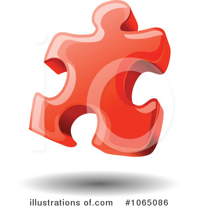 Royalty-Free (RF) Puzzle Piece Clipart Illustration by Vector Tradition SM - Stock Sample #1065086