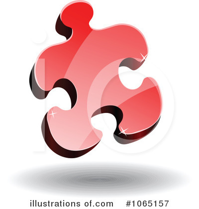 Royalty-Free (RF) Puzzle Piece Clipart Illustration by Vector Tradition SM - Stock Sample #1065157