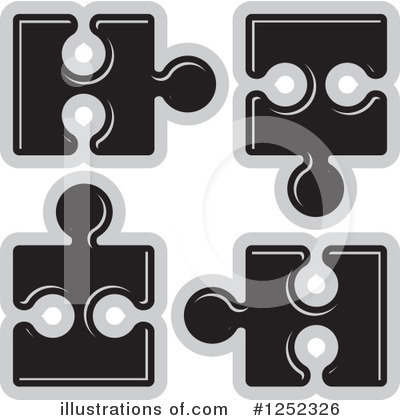 Puzzle Pieces Clipart #1252326 by Lal Perera