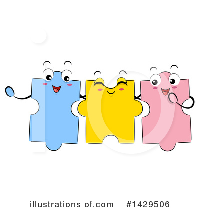 Puzzle Pieces Clipart #1429506 by BNP Design Studio