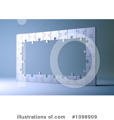 Royalty-Free (RF) Puzzle Pieces Clipart Illustration by Mopic - Stock Sample #1098909