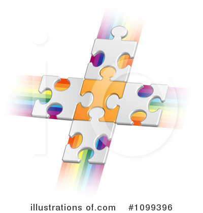 Puzzle Pieces Clipart #1099396 by merlinul