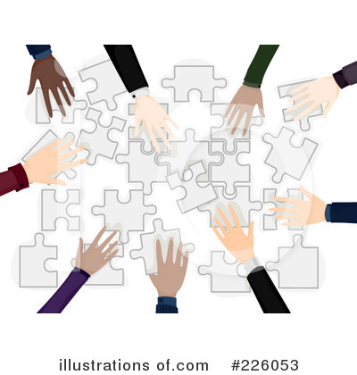 Royalty-Free (RF) Puzzle Pieces Clipart Illustration by BNP Design Studio - Stock Sample #226053