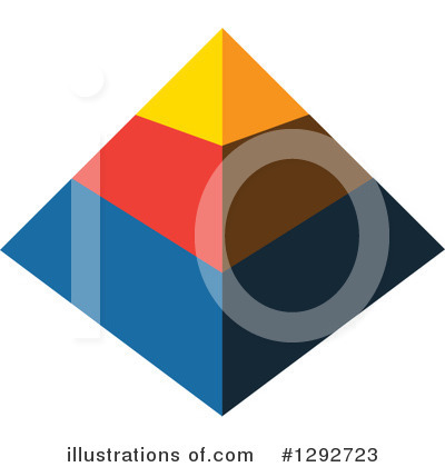 Royalty-Free (RF) Pyramid Clipart Illustration by ColorMagic - Stock Sample #1292723