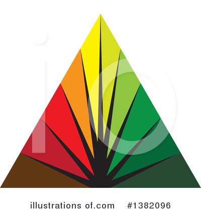 Royalty-Free (RF) Pyramid Clipart Illustration by ColorMagic - Stock Sample #1382096