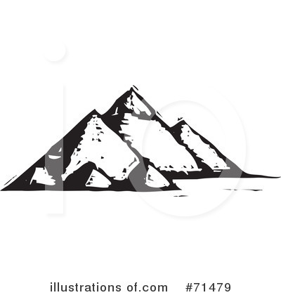 Royalty-Free (RF) Pyramids Clipart Illustration by xunantunich - Stock Sample #71479