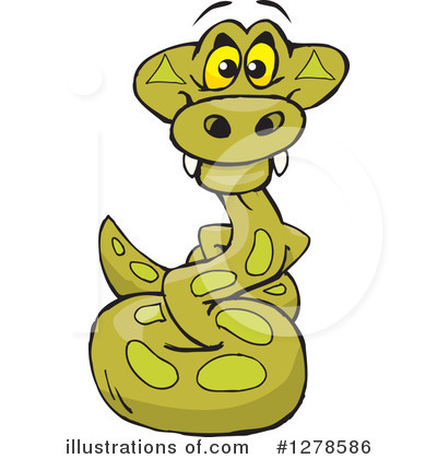 Snake Clipart #1278586 by Dennis Holmes Designs