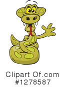 Python Clipart #1278587 by Dennis Holmes Designs