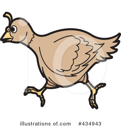 Royalty-Free (RF) Quail Clipart Illustration by Lal Perera - Stock Sample #434943