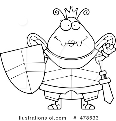 Royalty-Free (RF) Queen Bee Clipart Illustration by Cory Thoman - Stock Sample #1478633