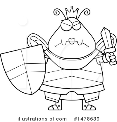 Royalty-Free (RF) Queen Bee Clipart Illustration by Cory Thoman - Stock Sample #1478639
