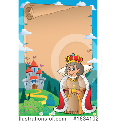 Royalty-Free (RF) Queen Clipart Illustration by visekart - Stock Sample #1634102