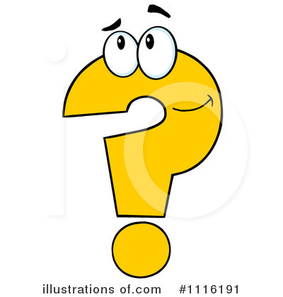 Royalty-Free (RF) Question Mark Clipart Illustration by Hit Toon - Stock Sample #1116191