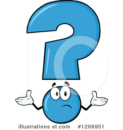 Royalty-Free (RF) Question Mark Clipart Illustration by Hit Toon - Stock Sample #1206951