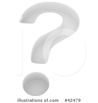 Royalty-Free (RF) Question Mark Clipart Illustration by stockillustrations - Stock Sample #42479
