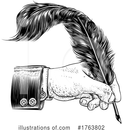 Royalty-Free (RF) Quill Clipart Illustration by AtStockIllustration - Stock Sample #1763802