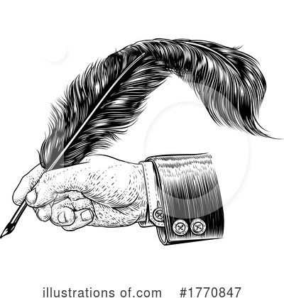 Feather Quill Clipart #1770847 by AtStockIllustration