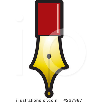 Royalty-Free (RF) Quill Clipart Illustration by Lal Perera - Stock Sample #227987