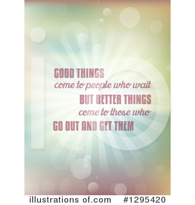 Royalty-Free (RF) Quote Clipart Illustration by KJ Pargeter - Stock Sample #1295420