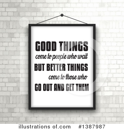 Royalty-Free (RF) Quote Clipart Illustration by KJ Pargeter - Stock Sample #1387987