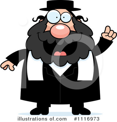 Royalty-Free (RF) Rabbi Clipart Illustration by Cory Thoman - Stock Sample #1116973
