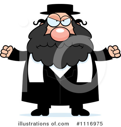 Royalty-Free (RF) Rabbi Clipart Illustration by Cory Thoman - Stock Sample #1116975