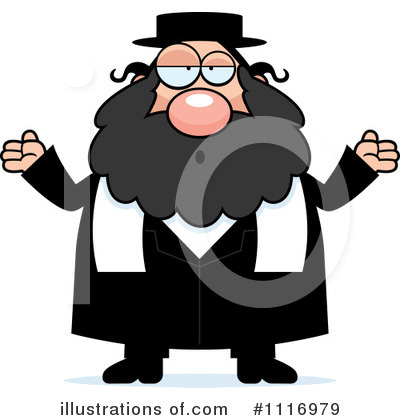 Royalty-Free (RF) Rabbi Clipart Illustration by Cory Thoman - Stock Sample #1116979
