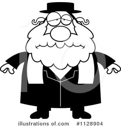 Royalty-Free (RF) Rabbi Clipart Illustration by Cory Thoman - Stock Sample #1128904
