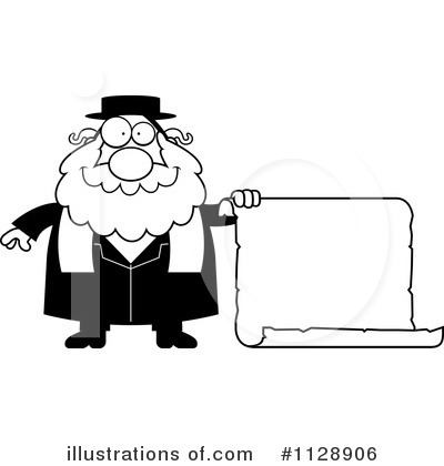 Royalty-Free (RF) Rabbi Clipart Illustration by Cory Thoman - Stock Sample #1128906