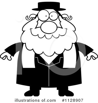 Royalty-Free (RF) Rabbi Clipart Illustration by Cory Thoman - Stock Sample #1128907