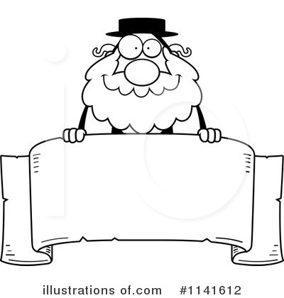 Royalty-Free (RF) Rabbi Clipart Illustration by Cory Thoman - Stock Sample #1141612