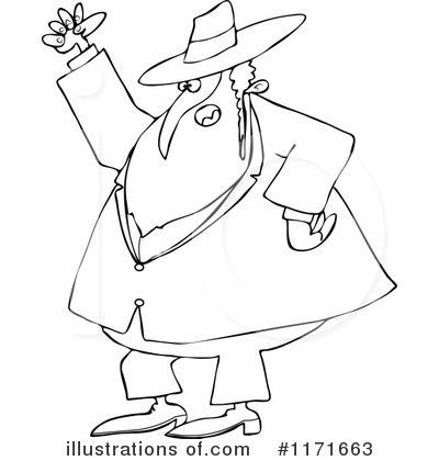 Royalty-Free (RF) Rabbi Clipart Illustration by djart - Stock Sample #1171663