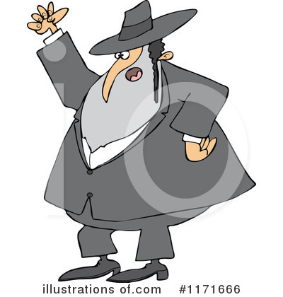 Royalty-Free (RF) Rabbi Clipart Illustration by djart - Stock Sample #1171666