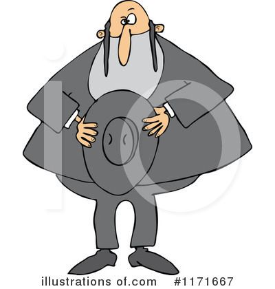 Royalty-Free (RF) Rabbi Clipart Illustration by djart - Stock Sample #1171667