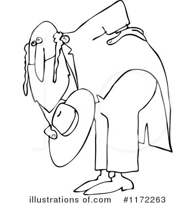 Royalty-Free (RF) Rabbi Clipart Illustration by djart - Stock Sample #1172263
