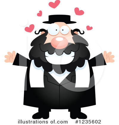 Royalty-Free (RF) Rabbi Clipart Illustration by Cory Thoman - Stock Sample #1235602
