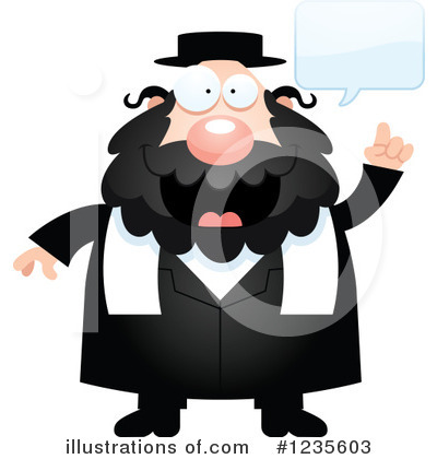 Royalty-Free (RF) Rabbi Clipart Illustration by Cory Thoman - Stock Sample #1235603