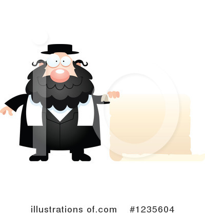 Royalty-Free (RF) Rabbi Clipart Illustration by Cory Thoman - Stock Sample #1235604