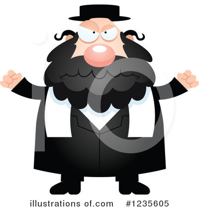 Royalty-Free (RF) Rabbi Clipart Illustration by Cory Thoman - Stock Sample #1235605