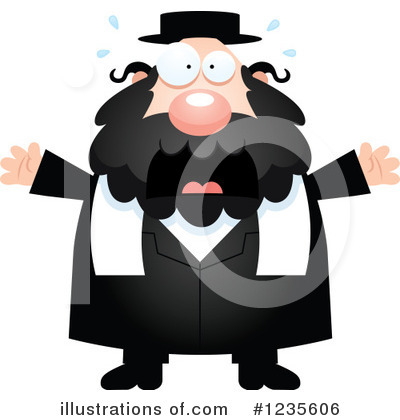 Royalty-Free (RF) Rabbi Clipart Illustration by Cory Thoman - Stock Sample #1235606
