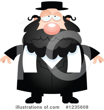 Royalty-Free (RF) Rabbi Clipart Illustration by Cory Thoman - Stock Sample #1235608